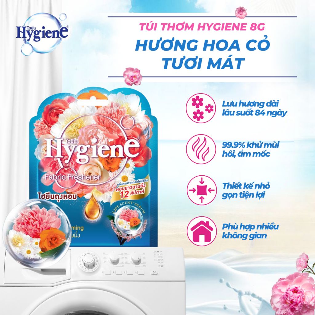 Túi thơm Hygiene Thái Lan hương nước hoa 8g