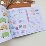 Sách cho bé - Toán Tiền Tiểu Học - Cộng Trừ Trong Phạm Vi 10, 20 - Tác giả Wang Chao - Dành cho bé 4-6 tuổi
