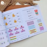 Sách cho bé - Toán Tiền Tiểu Học - Cộng Trừ Trong Phạm Vi 10, 20 - Tác giả Wang Chao - Dành cho bé 4-6 tuổi