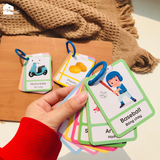 Thẻ học thông minh Mini Flashcard song ngữ Anh - Việt nhiều chủ đề cho bé