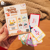Thẻ học thông minh Mini Flashcard song ngữ Anh - Việt nhiều chủ đề cho bé