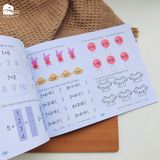 Sách cho bé - Toán Tiền Tiểu Học - Cộng Trừ Trong Phạm Vi 10, 20 - Tác giả Wang Chao - Dành cho bé 4-6 tuổi