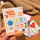 Thẻ học thông minh Mini Flashcard song ngữ Anh - Việt nhiều chủ đề cho bé