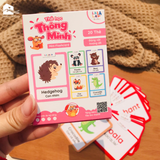 Thẻ học thông minh Mini Flashcard song ngữ Anh - Việt nhiều chủ đề cho bé