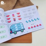 Sách cho bé - Toán Tiền Tiểu Học - Cộng Trừ Trong Phạm Vi 10, 20 - Tác giả Wang Chao - Dành cho bé 4-6 tuổi