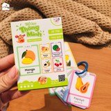 Thẻ học thông minh Mini Flashcard song ngữ Anh - Việt nhiều chủ đề cho bé