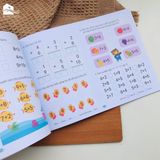 Sách cho bé - Toán Tiền Tiểu Học - Cộng Trừ Trong Phạm Vi 10, 20 - Tác giả Wang Chao - Dành cho bé 4-6 tuổi