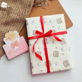Gói quà kèm nơ và thiệp viết tay theo yêu cầu
