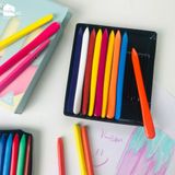Bút Sáp Màu Hữu Cơ Cho Bé Tập Vẽ - 12/24 màu
