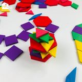 Đồ chơi MONTESSORI - Bộ ghép hình khối gỗ 155 chi tiết cho bé phát triển trí tuệ