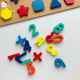 Bảng chữ cái, chữ số bằng gỗ nổi cho bé làm quen với chữ, số & phát triển tư duy