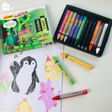 Bút sáp màu Jumbo 12 màu Thiên Long Colokit CR-C034 - Màu cao cấp