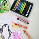 Bút sáp màu Jumbo 12 màu Thiên Long Colokit CR-C034 - Màu cao cấp