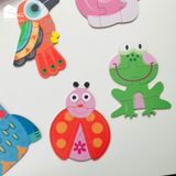 Đồ chơi - Hộp ghép hình puzzle 3-6 mảnh gỗ - Hộp sắt chắc chắn