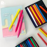 Bút Sáp Màu Hữu Cơ Cho Bé Tập Vẽ - 12/24 màu