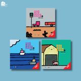 Sách Ehon Nhật Bản cho bé 0-3 tuổi - Hãy cẩn thận nhé (Combo 3 cuốn)