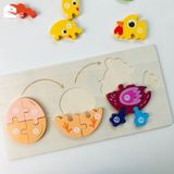 Đồ chơi - Tranh ghép hình gỗ nổi 3D loại cao cấp (Hàng dày đẹp - Size lớn) - 6 mẫu
