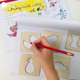 Vở tập vẽ cho các bé - Khổ A4