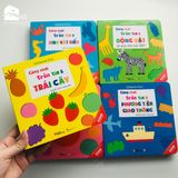Sách bìa cứng cho bé 0-3 tuổi - Cùng chơi trốn tìm (Bán lẻ - Tập 2,5,6,7,8)