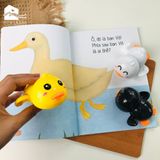 Đồ chơi nhà tắm: Cá voi, cá hề, cua, rùa, vịt vặn cót vui nhộn