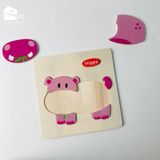 Đồ chơi - Tranh ghép hình gỗ nổi 3D (Nhiều mẫu)