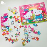 Đồ chơi bộ tranh xếp hình, ghép hình bằng gỗ 60 mảnh puzzle phát triển tư duy trí tuệ cho bé - tranh ghép gỗ 60 miếng