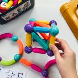 Đồ chơi - Bộ xếp hình Nam châm 72 chi tiết - Đồ chơi xếp hình từ tính - Thông Minh An Toàn Cho Bé
