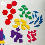 Đồ chơi MONTESSORI - Bộ ghép hình khối gỗ 155 chi tiết cho bé phát triển trí tuệ