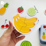 Đồ Chơi Ghép Hình 2 Mảnh Hộp Sắt (Shapes Puzzle) giúp bé rèn luyện sự tập trung và phát triển tư duy