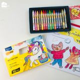 Bộ sáp màu Thiên Long Colokit 16 màu CR-C040
