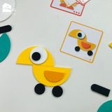 Đồ chơi MONTESSORI - Bộ ghép hình gỗ Shapes Puzzle các loài động vật (29 chi tiết)