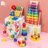 Đồ chơi gỗ - Bộ 6 Món (7 sắc cầu vồng)