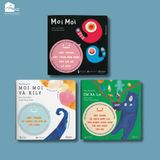 Sách Ehon - Set 3 cuốn Moi Moi và những người bạn - Dành cho trẻ từ 0-2 tuổi