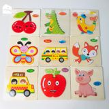 Đồ chơi - Tranh ghép hình gỗ nổi 3D (Nhiều mẫu)