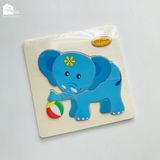 Đồ chơi - Tranh ghép hình gỗ nổi 3D (Nhiều mẫu)