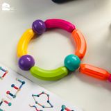 Đồ chơi - Bộ xếp hình Nam châm 72 chi tiết - Đồ chơi xếp hình từ tính - Thông Minh An Toàn Cho Bé