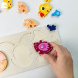 Đồ chơi - Tranh ghép hình gỗ nổi 3D loại cao cấp (Hàng dày đẹp - Size lớn) - 6 mẫu