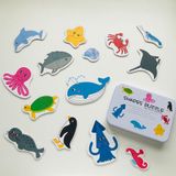 Đồ Chơi Ghép Hình 2 Mảnh Hộp Sắt (Shapes Puzzle) giúp bé rèn luyện sự tập trung và phát triển tư duy