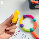 Đồ chơi - Bộ xếp hình Nam châm 72 chi tiết - Đồ chơi xếp hình từ tính - Thông Minh An Toàn Cho Bé
