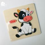Đồ chơi - Tranh ghép hình gỗ nổi 3D (Nhiều mẫu)