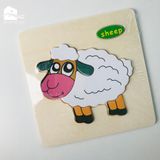 Đồ chơi - Tranh ghép hình gỗ nổi 3D (Nhiều mẫu)