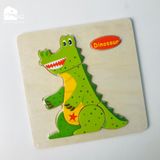 Đồ chơi - Tranh ghép hình gỗ nổi 3D (Nhiều mẫu)