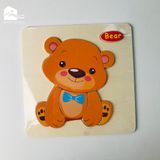 Đồ chơi - Tranh ghép hình gỗ nổi 3D (Nhiều mẫu)