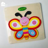 Đồ chơi - Tranh ghép hình gỗ nổi 3D (Nhiều mẫu)