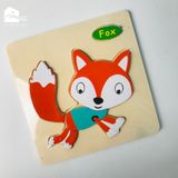 Đồ chơi - Tranh ghép hình gỗ nổi 3D (Nhiều mẫu)