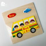 Đồ chơi - Tranh ghép hình gỗ nổi 3D (Nhiều mẫu)