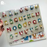 Bảng ghép hình núm gỗ nhiều chủ đề giúp bé phát triển tư duy và làm quen với thế giới xung quanh