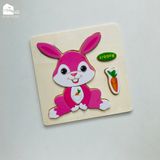 Đồ chơi - Tranh ghép hình gỗ nổi 3D (Nhiều mẫu)