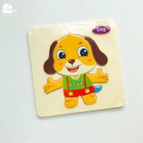 Đồ chơi - Tranh ghép hình gỗ nổi 3D (Nhiều mẫu)