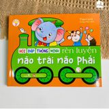 Sách cho bé 3-6 tuổi - Hỏi đáp thông minh Rèn luyện não trái não phải (Bán lẻ)